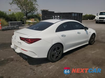 Trzecie zdjęcie samochodu z tyłu: 2023 MERCEDES-BENZ CLA AMG 35 4MATIC VIN:W1K5J5BBXPN398030 - miniatura