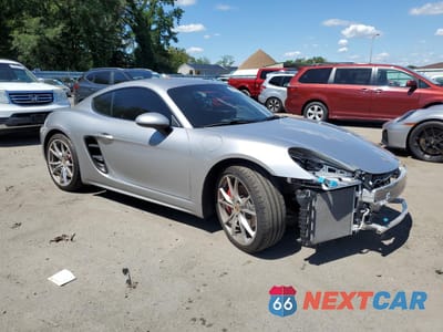 Czwarte zdjęcie samochodu z boku: 2018 PORSCHE CAYMAN VIN:WP0AA2A81JK261774 - miniatura