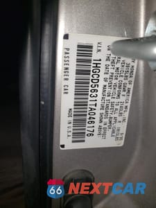 Zdjęcie 12 z 12 samochodu: 1996 HONDA ACCORD LX VIN:1HGCD5631TA046176 - miniatura