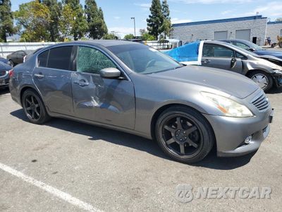 Czwarte zdjęcie samochodu z boku: 2010 INFINITI G37 BASE VIN:JN1CV6AP9AM408975 - miniatura