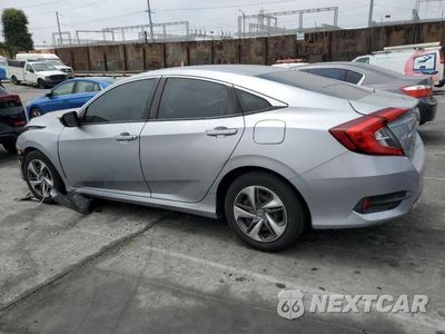 Trzecie zdjęcie samochodu z tyłu: 2020 HONDA CIVIC LX VIN:2HGFC2F6XLH534357 - miniatura