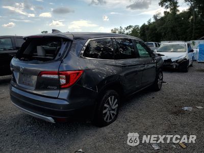 Trzecie zdjęcie samochodu z tyłu: 2021 HONDA PILOT EXL VIN:5FNYF6H55MB079807 - miniatura
