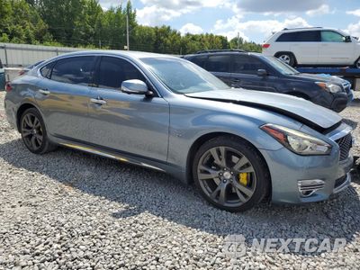 Czwarte zdjęcie samochodu z boku: 2016 INFINITI Q70L 3.7 VIN:JN1BY1PP9GM630454 - miniatura