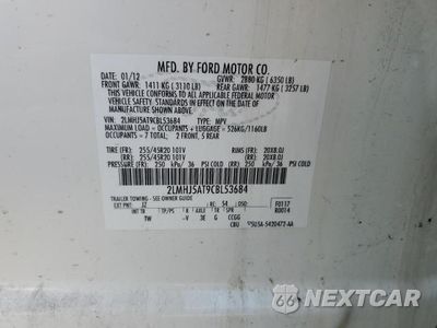 Zdjęcie 13 z 13 samochodu: 2012 LINCOLN MKT VIN:2LMHJ5AT9CBL53684 - miniatura