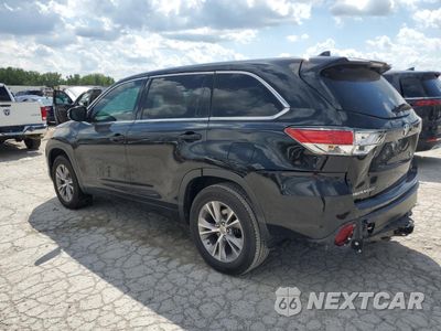 Drugie zdjęcie samochodu z przodu: 2015 TOYOTA HIGHLANDER LE VIN:5TDZKRFH4FS110526 - miniatura