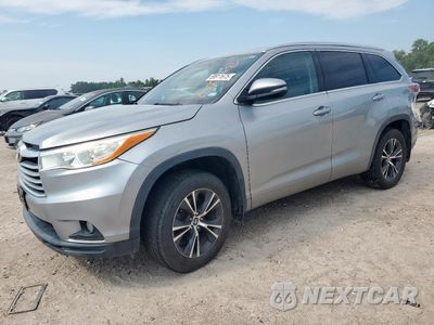 2016 TOYOTA HIGHLANDER XLE 5TDJKRFH9GS313894 - główne zdjęcie licytacji z USA - miniatura