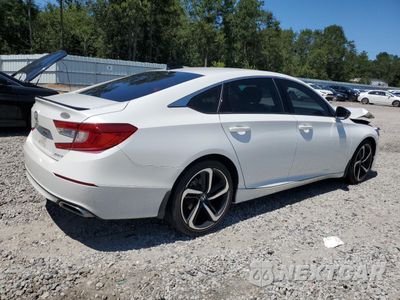 Trzecie zdjęcie samochodu z tyłu: 2022 HONDA ACCORD SPORT VIN:1HGCV1F36NA124119 - miniatura