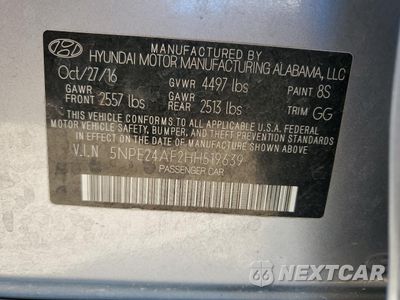 Zdjęcie 13 z 15 samochodu: 2017 HYUNDAI SONATA SE VIN:5NPE24AF2HH519639 - miniatura