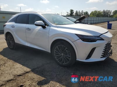 Czwarte zdjęcie samochodu z boku: 2024 LEXUS RX 350H BASE VIN:2T2BBMCA0RC063595 - miniatura