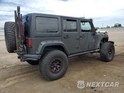 Trzecie zdjęcie samochodu z tyłu: 2015 JEEP WRANGLER UNLIMITED RUBICON VIN:1C4HJWFGXFL513917 - miniatura