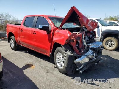 Czwarte zdjęcie samochodu z boku: 2021 CHEVROLET SILVERADO C1500 LT VIN:3GCPWCED5MG290473 - miniatura