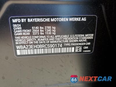 Zdjęcie 12 z 15 samochodu: 2024 BMW 740 I VIN:WBA23EH08RCS90174 - miniatura