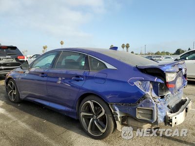Drugie zdjęcie samochodu z przodu: 2018 HONDA ACCORD SPORT VIN:1HGCV1F30JA151570 - miniatura