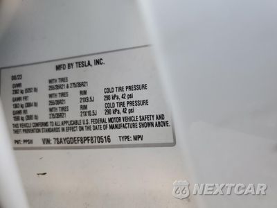 Zdjęcie 13 z 15 samochodu: 2023 TESLA MODEL Y VIN:7SAYGDEF8PF870516 - miniatura