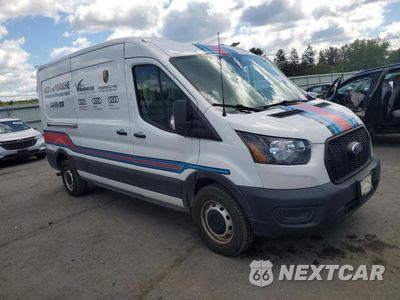 Czwarte zdjęcie samochodu z boku: 2021 FORD TRANSIT T-250 VIN:1FTBR1C80MKA78651 - miniatura