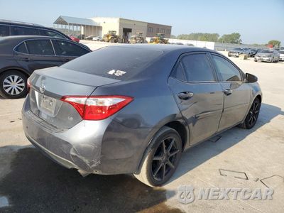 Trzecie zdjęcie samochodu z tyłu: 2016 TOYOTA COROLLA L VIN:2T1BURHE9GC742284 - miniatura