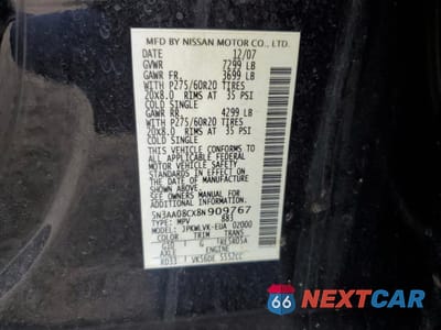 Zdjęcie 13 z 13 samochodu: 2008 INFINITI QX56 VIN:5N3AA08CX8N909767 - miniatura