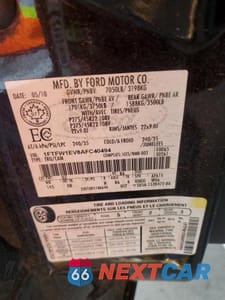Zdjęcie 12 z 12 samochodu: 2010 FORD F150 SUPERCREW VIN:1FTFW1EV8AFC40494 - miniatura