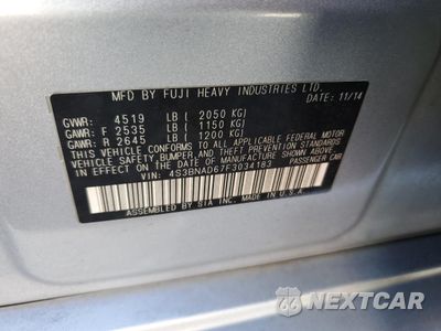 Zdjęcie 13 z 15 samochodu: 2015 SUBARU LEGACY 2.5I PREMIUM VIN:4S3BNAD67F3034183 - miniatura