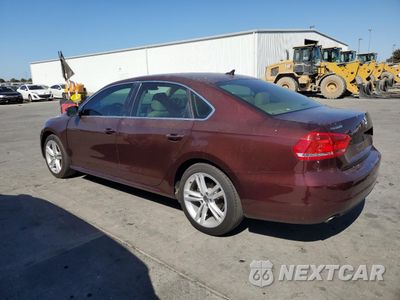 Drugie zdjęcie samochodu z przodu: 2013 VOLKSWAGEN PASSAT SE VIN:1VWBM7A31DC006034 - miniatura