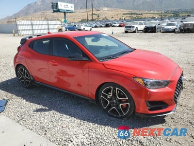Czwarte zdjęcie samochodu z boku: 2020 HYUNDAI VELOSTER N VIN:KMHT36AH8LU007265 - miniatura