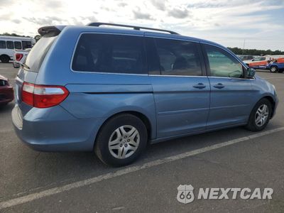 Trzecie zdjęcie samochodu z tyłu: 2007 HONDA ODYSSEY EXL VIN:5FNRL38607B017286 - miniatura