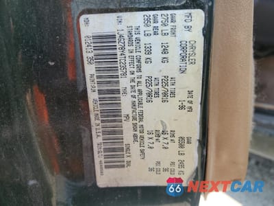 Zdjęcie 13 z 13 samochodu: 1996 JEEP GRAND CHEROKEE LIMITED VIN:1J4GZ78Y4TC235781 - miniatura