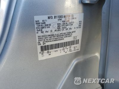 Zdjęcie 13 z 15 samochodu: 2011 FORD EDGE SEL VIN:2FMDK4JC6BBA92630 - miniatura