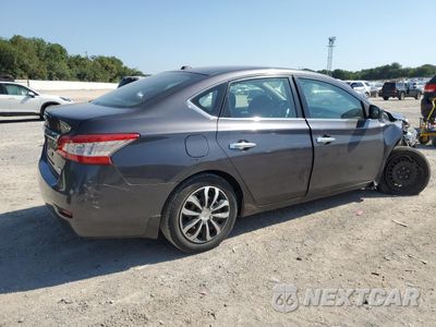 Trzecie zdjęcie samochodu z tyłu: 2014 NISSAN SENTRA S VIN:3N1AB7AP7EL640643 - miniatura