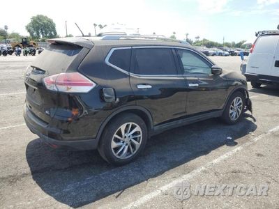 Trzecie zdjęcie samochodu z tyłu: 2015 NISSAN ROGUE S VIN:5N1AT2MT2FC766097 - miniatura