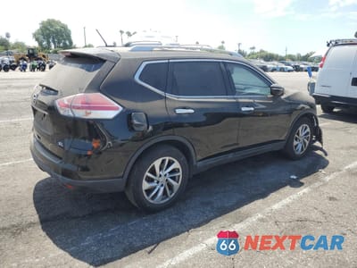 Trzecie zdjęcie samochodu z tyłu: 2015 NISSAN ROGUE S VIN:5N1AT2MT2FC766097 - miniatura