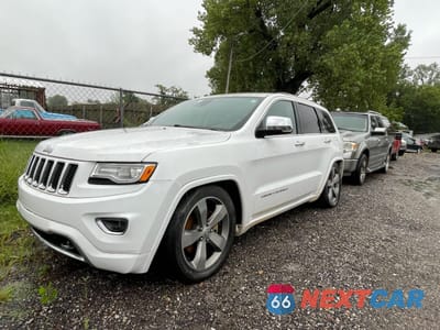 Drugie zdjęcie samochodu z przodu: 2014 JEEP GRAND CHEROKEE OVERLAND VIN:1C4RJFCM6EC487877 - miniatura