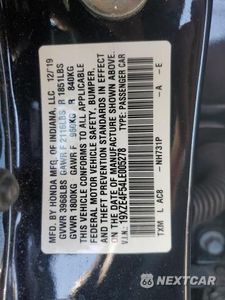 Zdjęcie 12 z 12 samochodu: 2020 HONDA INSIGHT EX VIN:19XZE4F54LE005278 - miniatura