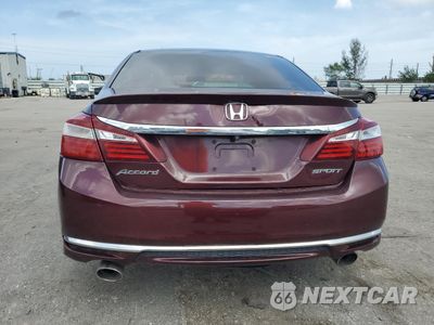 Zdjęcie 6 z 12 samochodu: 2017 HONDA ACCORD SPORT VIN:1HGCR2F58HA041615 - miniatura