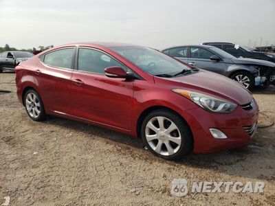 Czwarte zdjęcie samochodu z boku: 2013 HYUNDAI ELANTRA GLS VIN:5NPDH4AE3DH195726 - miniatura