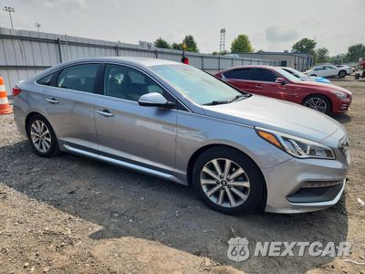 Czwarte zdjęcie samochodu z boku: 2017 HYUNDAI SONATA SPORT VIN:5NPE34AFXHH515092 - miniatura
