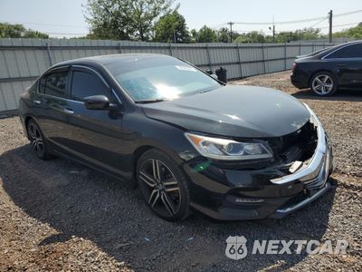 Czwarte zdjęcie samochodu z boku: 2016 HONDA ACCORD SPORT VIN:1HGCR2F56GA157894 - miniatura
