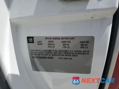 Zdjęcie 12 z 12 samochodu: 2008 CHEVROLET CORVETTE VIN:1G1YY25W085135037 - miniatura