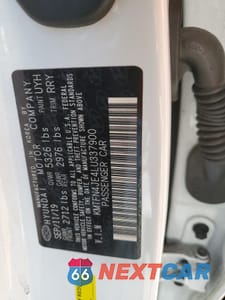 Zdjęcie 12 z 13 samochodu: 2020 GENESIS G80 BASE VIN:KMTFN4JE4LU337900 - miniatura