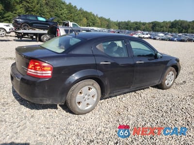 Trzecie zdjęcie samochodu z tyłu: 2009 DODGE AVENGER SE VIN:1B3LC46BX9N568035 - miniatura