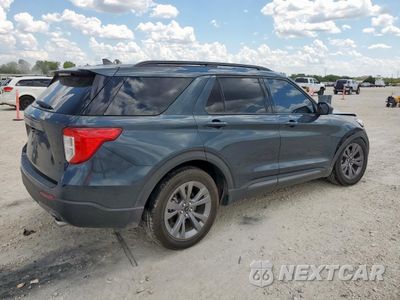 Trzecie zdjęcie samochodu z tyłu: 2022 FORD EXPLORER XLT VIN:1FMSK7DH8NGB91575 - miniatura