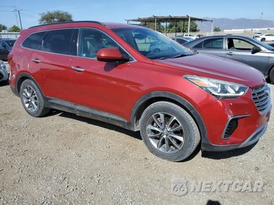 Czwarte zdjęcie samochodu z boku: 2017 HYUNDAI SANTA FE SE VIN:KM8SM4HF7HU192627 - miniatura