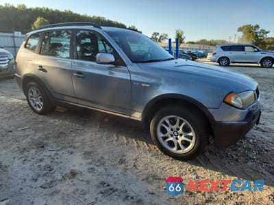 Czwarte zdjęcie samochodu z boku: 2004 BMW X3 2.5I VIN:WBXPA73434WC35617 - miniatura
