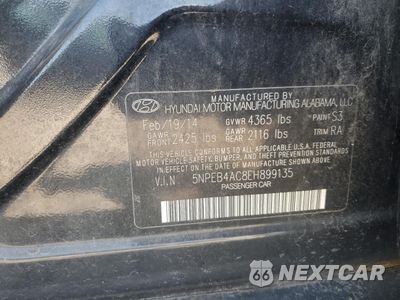Zdjęcie 12 z 12 samochodu: 2014 HYUNDAI SONATA GLS VIN:5NPEB4AC8EH899135 - miniatura