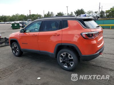 Drugie zdjęcie samochodu z przodu: 2018 JEEP COMPASS TRAILHAWK VIN:3C4NJDDB8JT210632 - miniatura