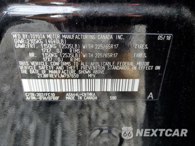 Zdjęcie 14 z 14 samochodu: 2018 TOYOTA RAV4 XLE VIN:2T3RFREV1JW797659 - miniatura