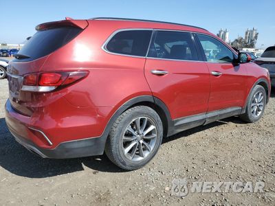 Trzecie zdjęcie samochodu z tyłu: 2017 HYUNDAI SANTA FE SE VIN:KM8SM4HF7HU192627 - miniatura