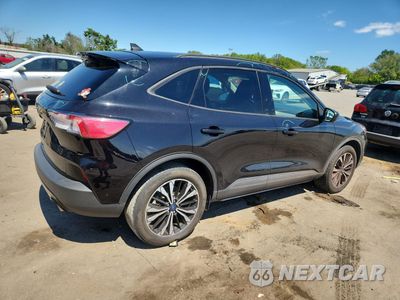 Trzecie zdjęcie samochodu z tyłu: 2022 FORD ESCAPE SE VIN:1FMCU9G67NUB62980 - miniatura