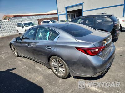 Drugie zdjęcie samochodu z przodu: 2019 INFINITI Q50 LUXE VIN:JN1EV7AP0KM512450 - miniatura