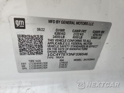 Zdjęcie 12 z 12 samochodu: 2022 CHEVROLET SILVERADO K3500 LT VIN:1GC4YTEY3NF336546 - miniatura